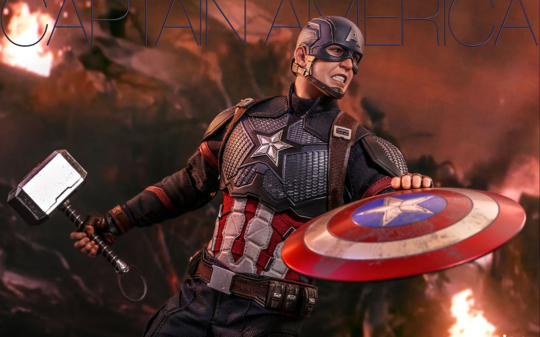 开箱hottoys 1/6 mms536 复仇者联盟4 终局之战 美国队长_哔哩哔哩