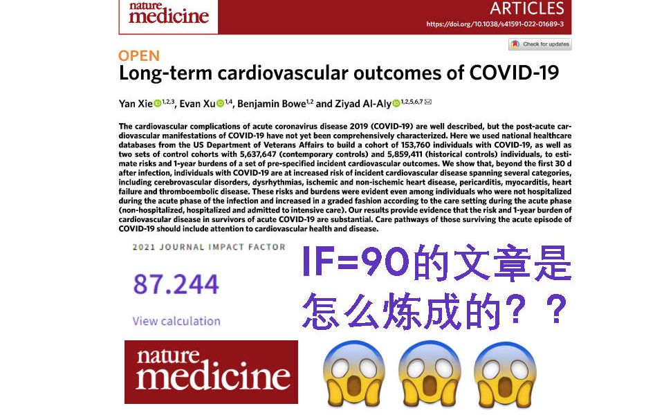 IF=90的文章是怎么炼成的?谢䶮博士:高质量LongCovid研究设计哔哩哔哩bilibili