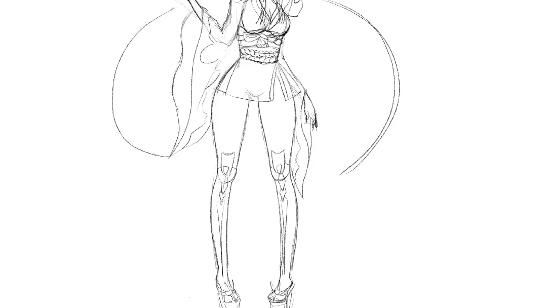 临摹又临摹的大佬的吸血姬勾线真是太解压了