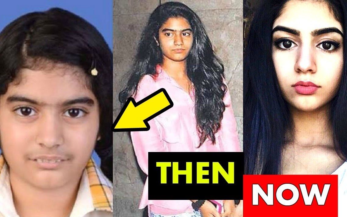 印度明星巨星希里黛玉二女儿khushikapoor的震惊转变完美蜕变白天鹅