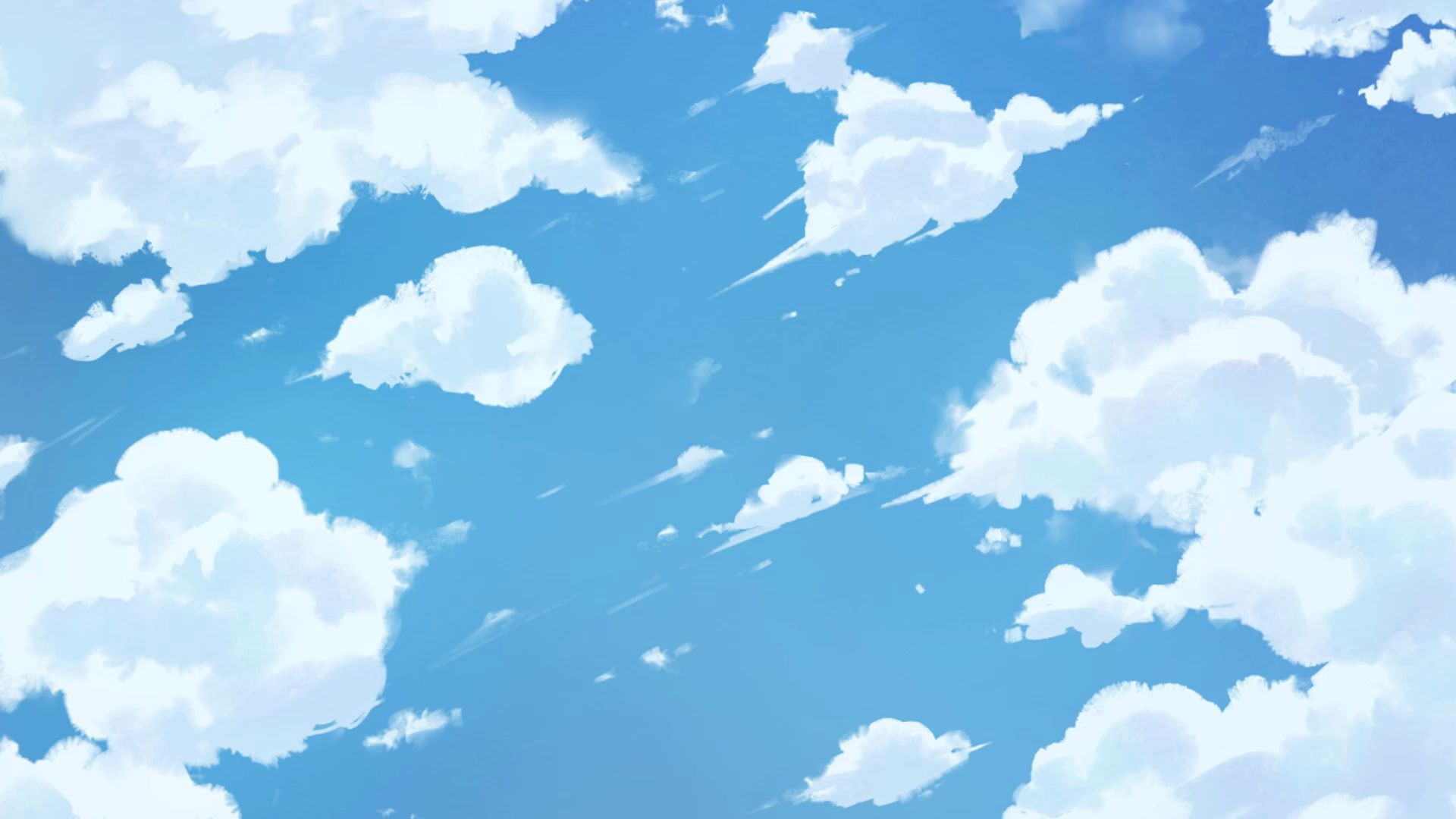 活动  【板绘】蓝天白云的画法,get到了嘛,起形就用这两招!