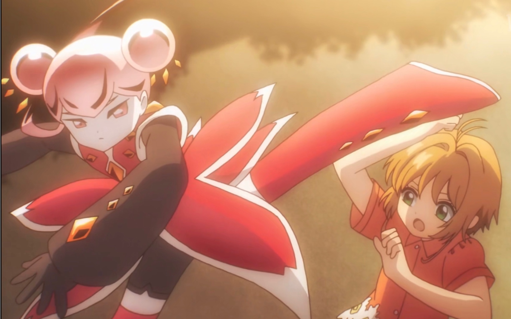 【百变小樱魔术卡透明牌篇】库洛牌出场瞬间15——格斗少女突袭!