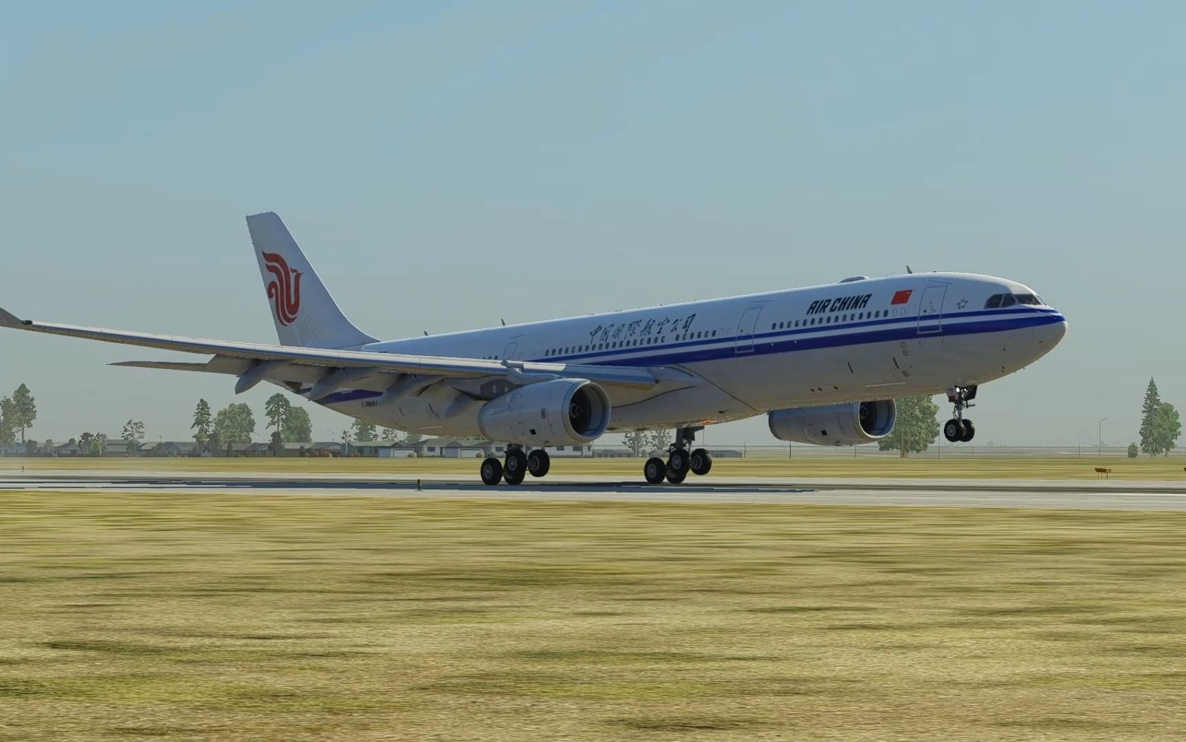 xplane12:來看看a330特色小車式起落架是如何防止重著陸的