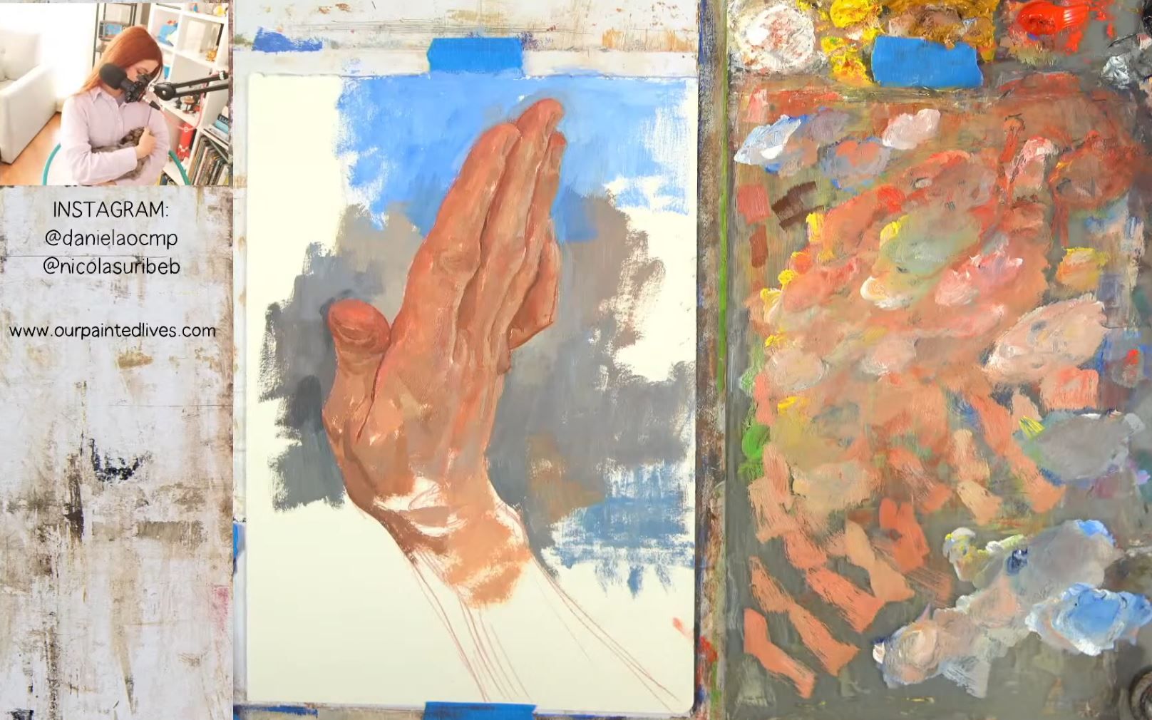 [图]Painting Expressive Hands 绘制手部 油画教学 手部绘画教学 油画新手教程 写实绘画技法