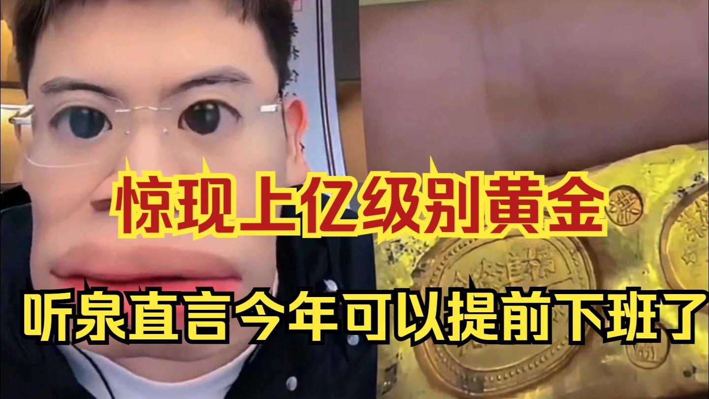 黄金局!价值上亿黄金一个接一个,根本停不下来,听泉都看呆了-听泉寻宝bw-听泉寻宝bw-哔哩哔哩视频