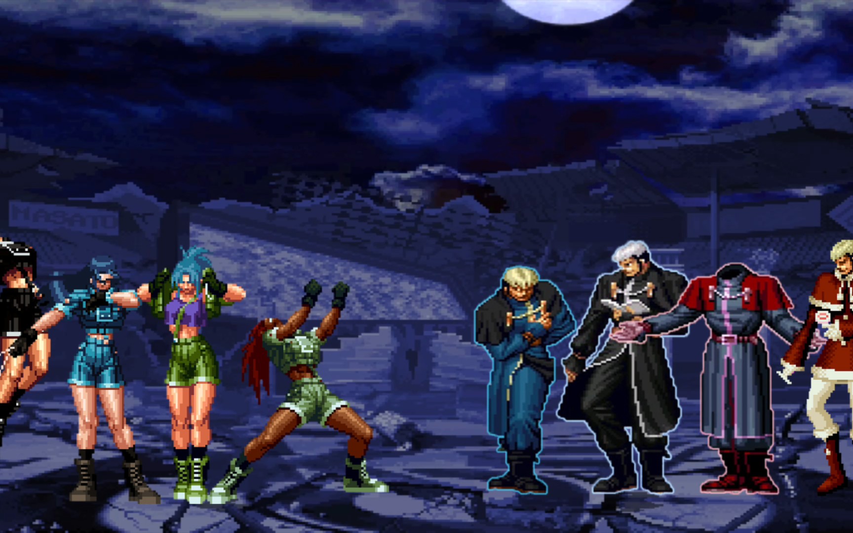 拳皇mugen 极限暴走的丽安娜复仇暴风高尼茨!