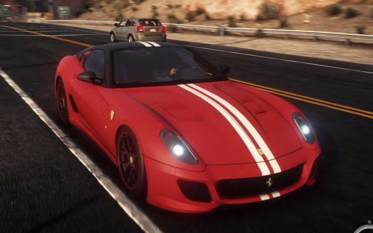 极品飞车18 法拉利599 gto ferrari 599 gto 赛车试跑_哔哩哔哩 (゜