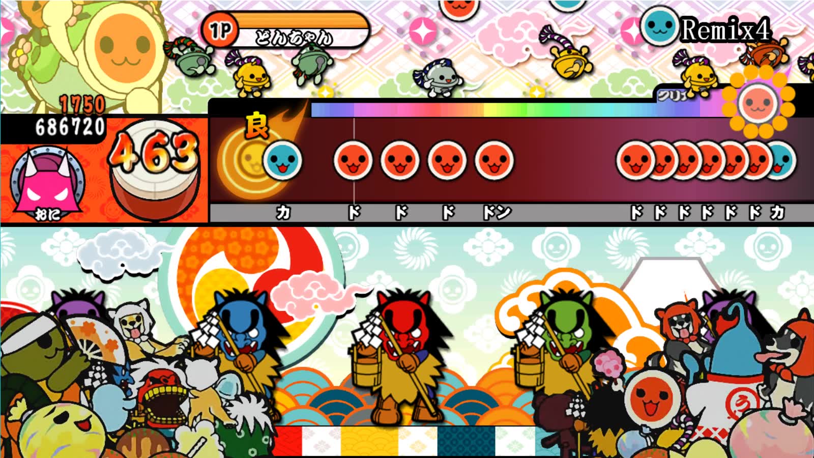 tjaplayer3大家的节奏天国wii版remix4bgm个人创作谱面