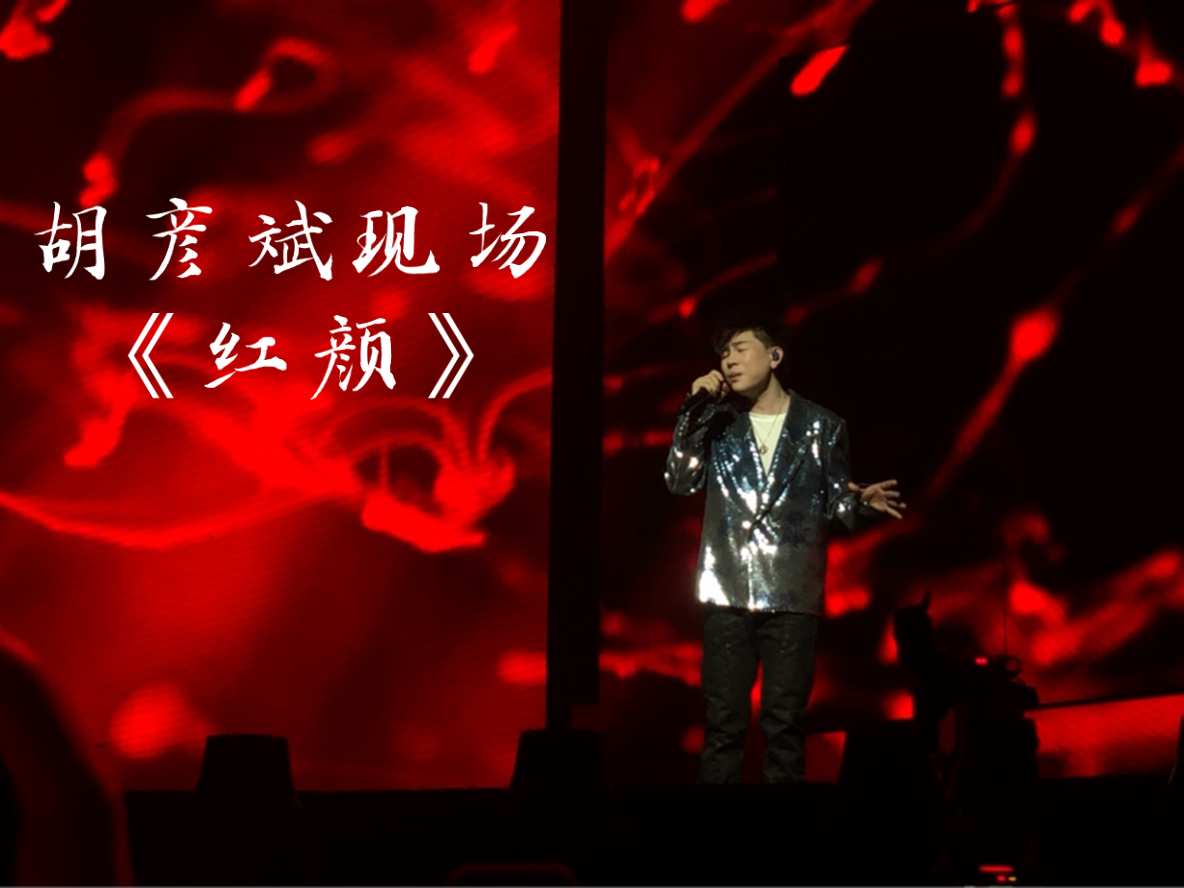 【胡彦斌】内场前排视角的《红颜》来力!