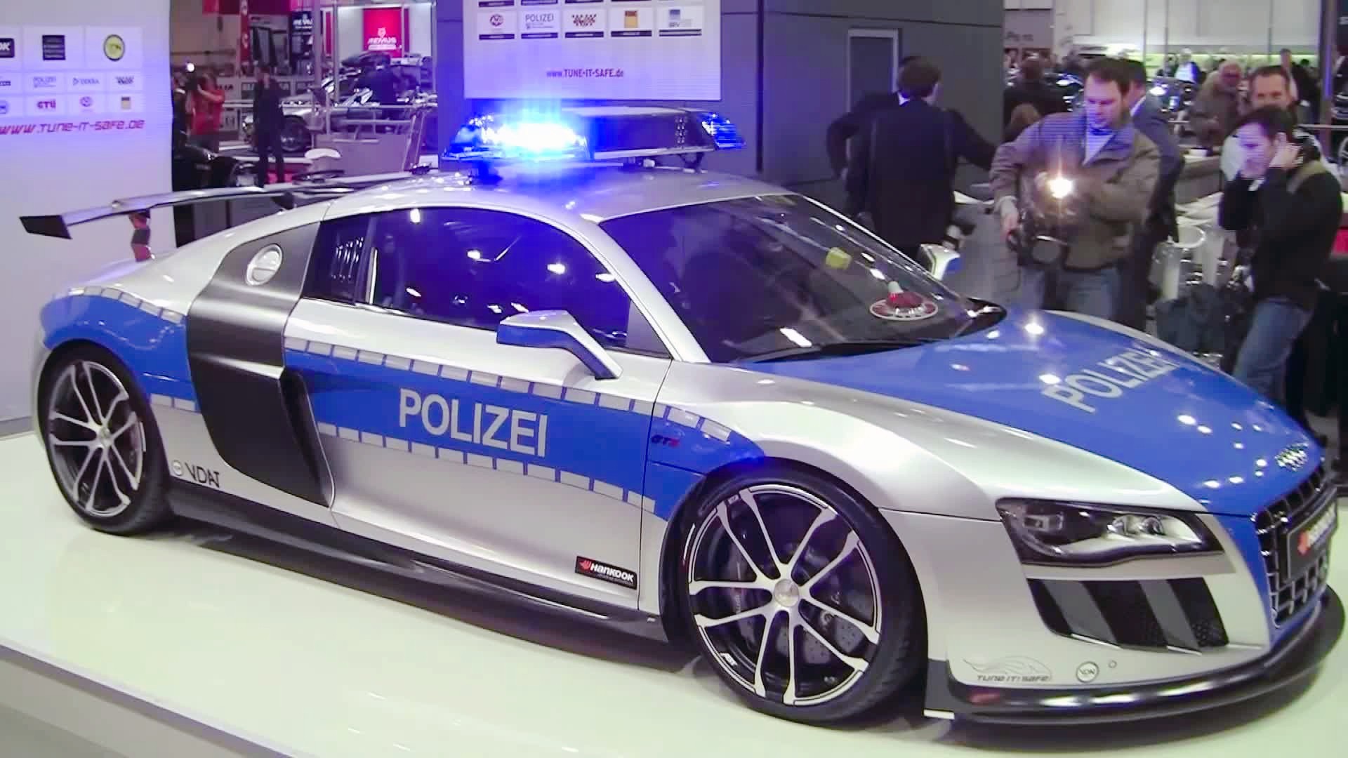 德国警车 奥迪r8 gt-r by abt