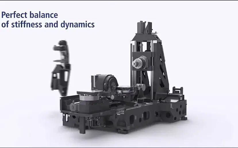 牧野】MAKINO卧式五轴加工中心A800Z，刚性与精度的完美结合_哔哩哔哩_ 