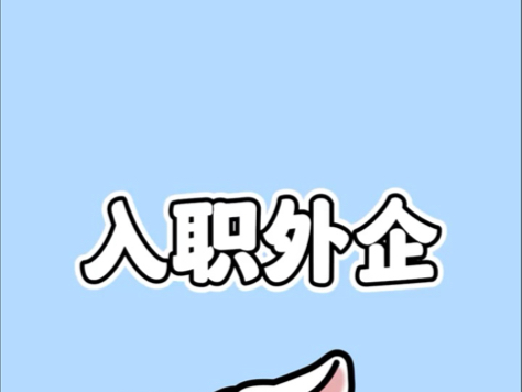 宝,码住这几点,轻松进外企!哔哩哔哩bilibili