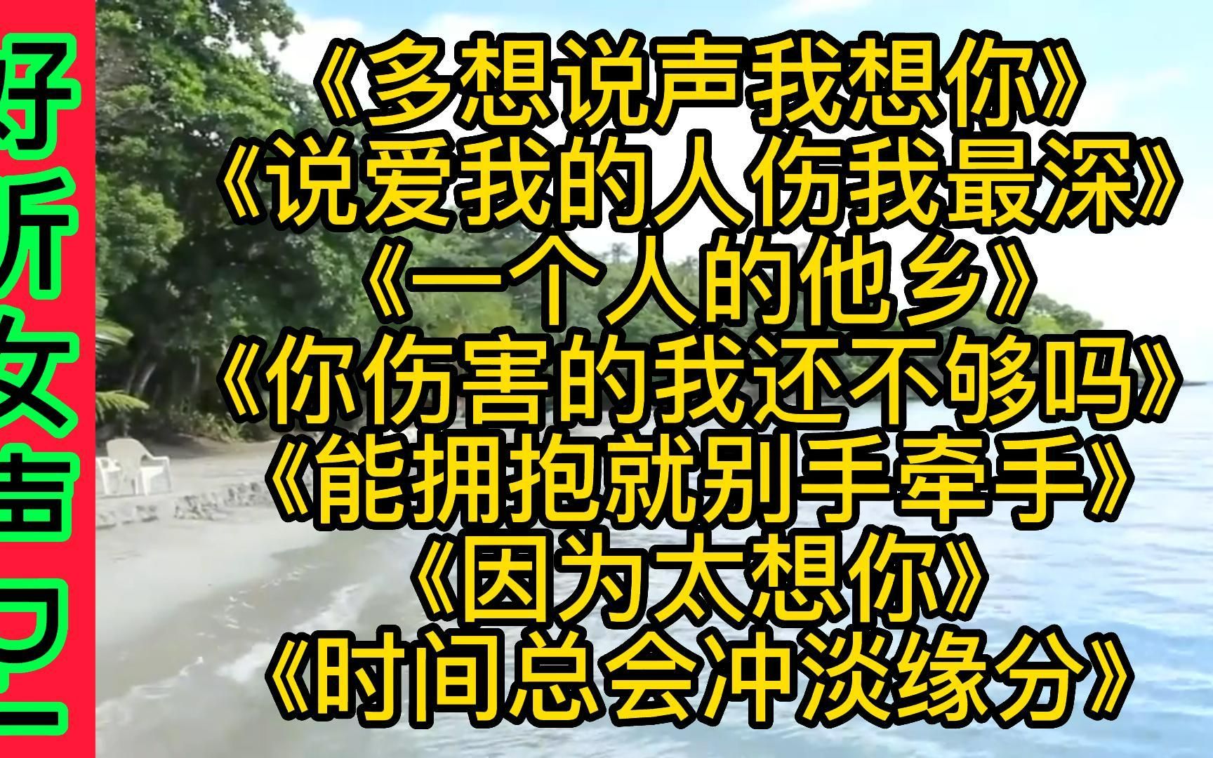 [图]伤感DJ《多想说声我想你》《你伤害的我还不够吗》《因为太想你》