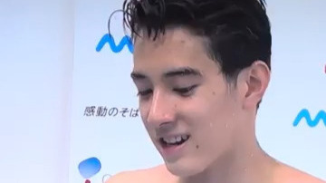日本游泳运动员バンス逞都君インターハイ2026男子50m自由形優勝