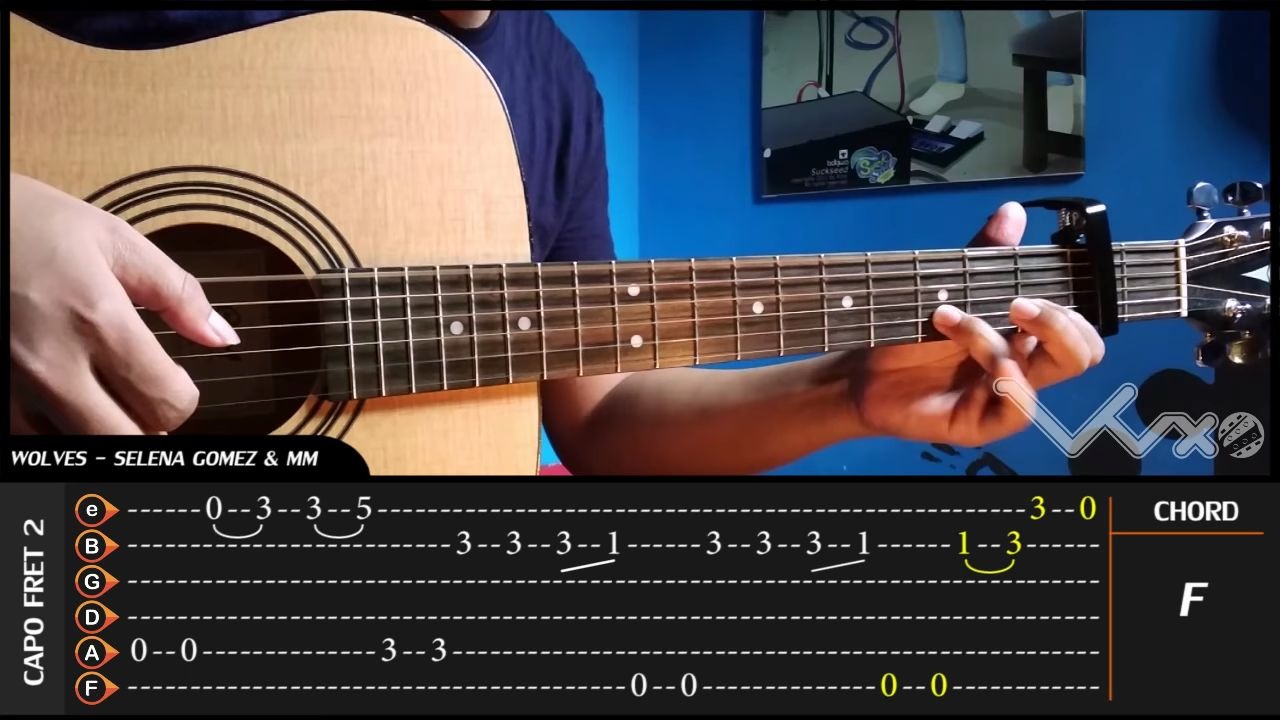 指弹吉他 | wolves (youtube)