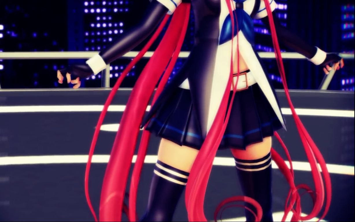 【舰 mmd】 江风(kawakaze) -「marine bloomin」_哔哩哔哩_bilibili