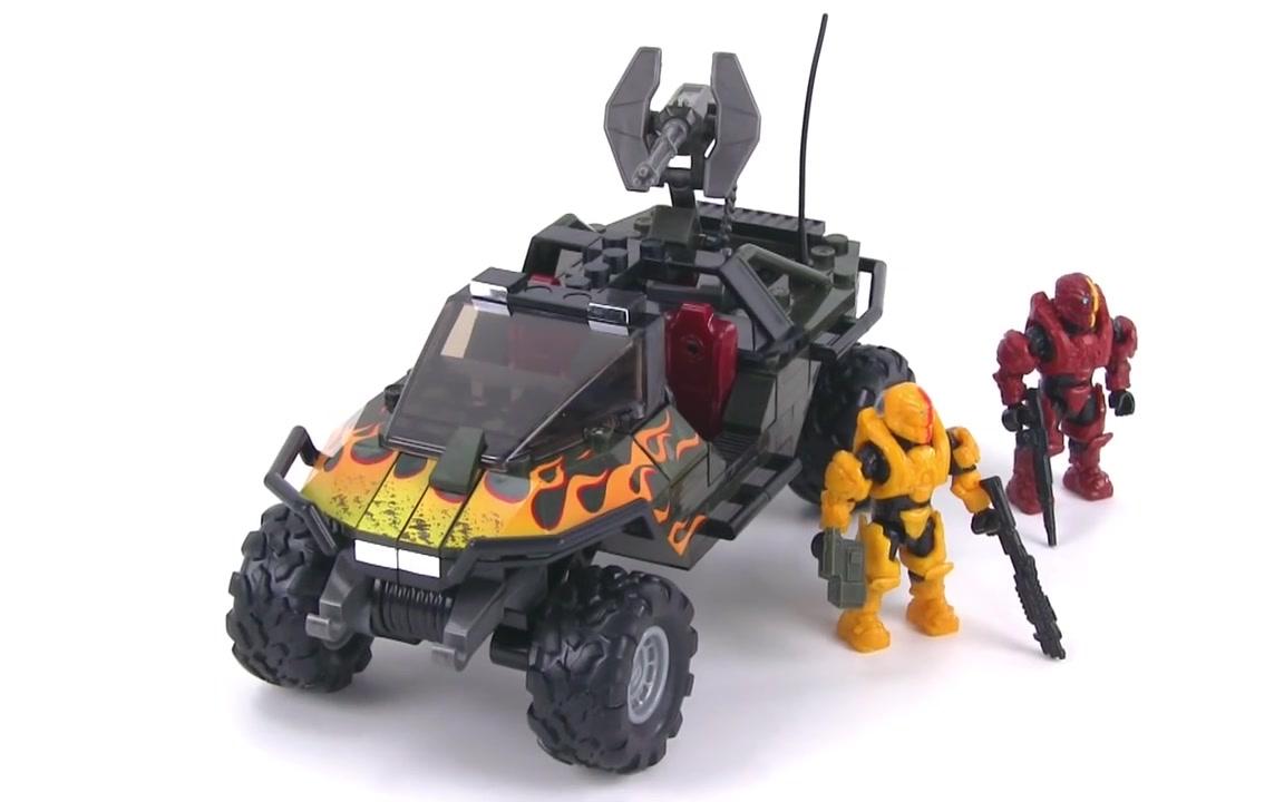 美家宝光环火焰疣猪号测评megablokshalounscflamewarthogreview