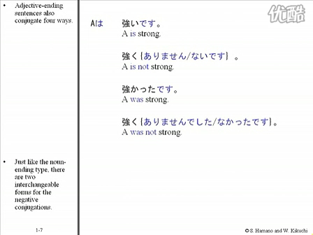 [图]日语语法英文讲解 Unit 1- 三种日语句型