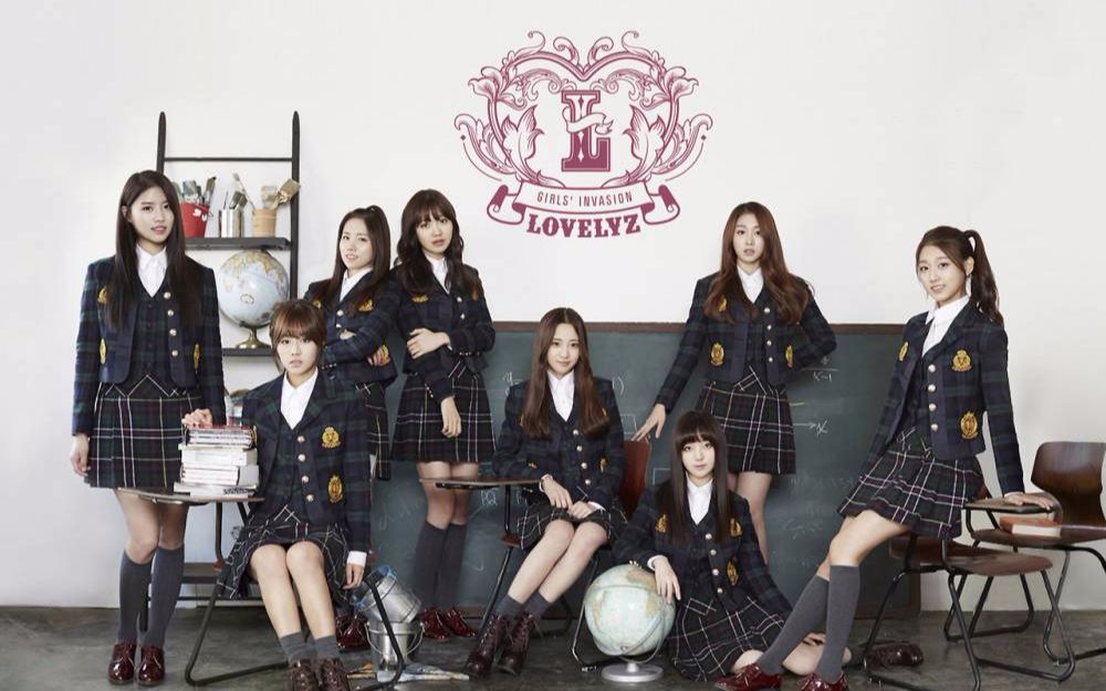 [图]lovelyz candy jelly love 出道舞台合集