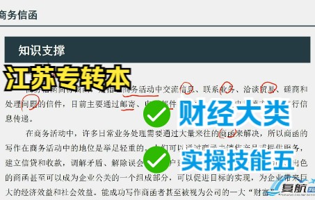 [图]【江苏专转本】财经类基础课程实操技能五《商务文书写作技能》