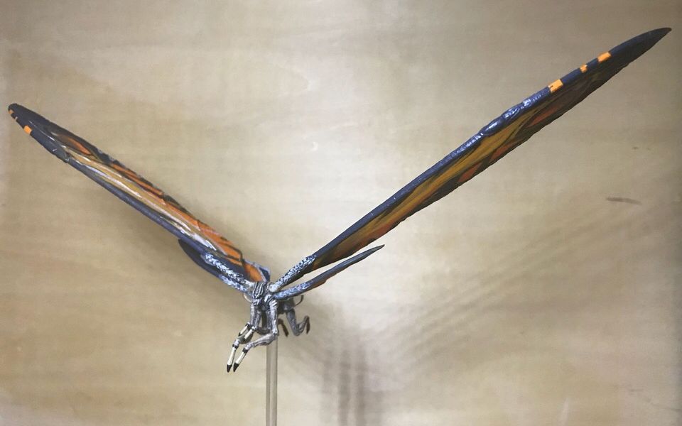 活动作品骑士模玩第97期neca哥斯拉2怪兽之王魔斯拉玩具测评