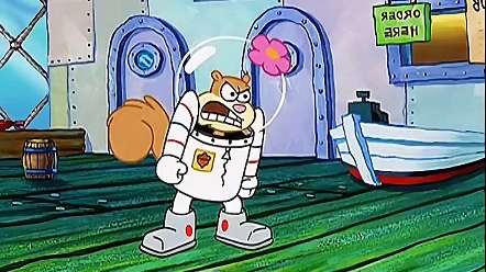 派大星:哦原来珊迪是个女孩啊