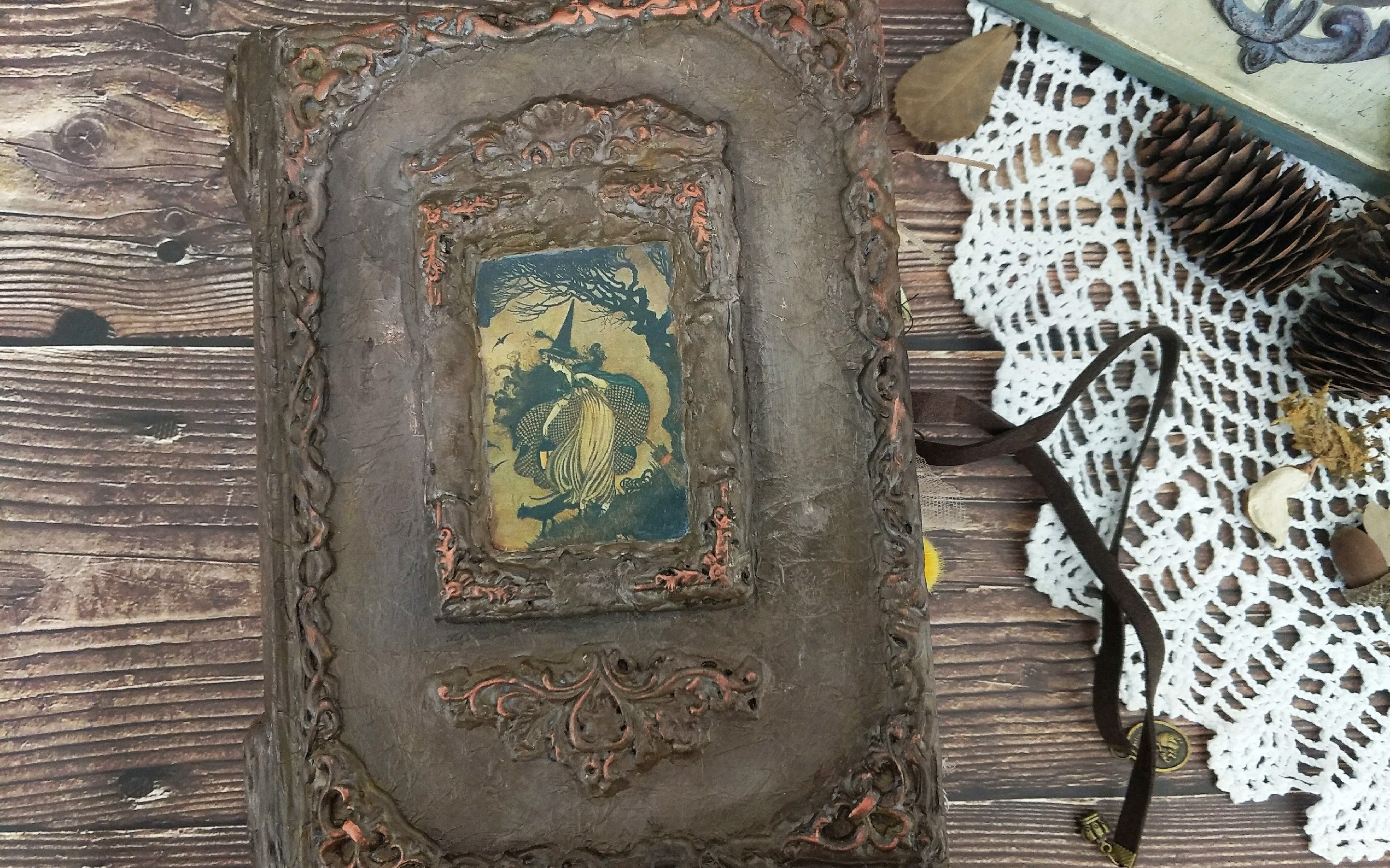 【维维】一本古老的魔法书 junk journal