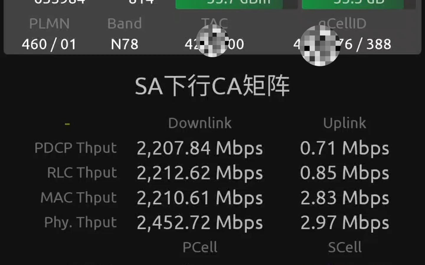 中国联通N78 200Mhz双载波5G+消费者史上最快双载波网速2590Mbps哔哩哔哩bilibili