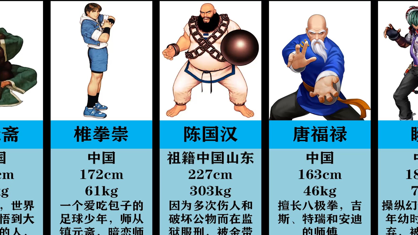 [图]日本格斗游戏中24位知名中国角色