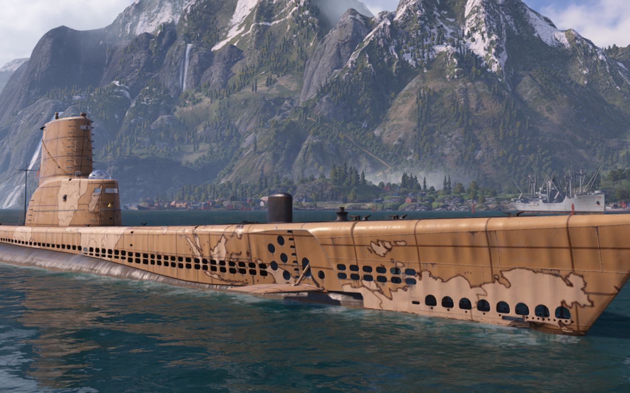 战舰世界亚服美国10级潜艇,机动性比较高._网络游戏热门视频