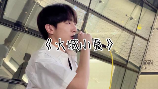 大城小爱 #王力宏 #翻唱 #街头唱歌 #鲁怀德