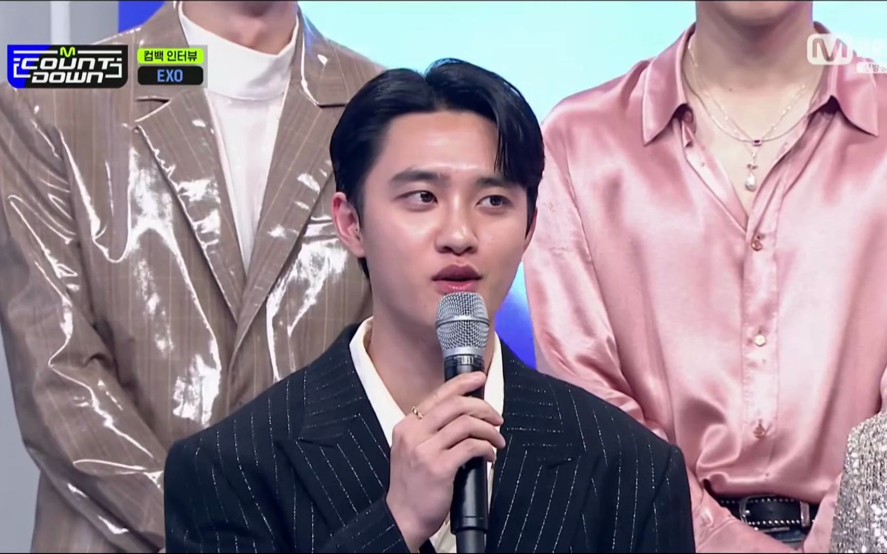 0713mcd exo新曲《cream soda》采访现场