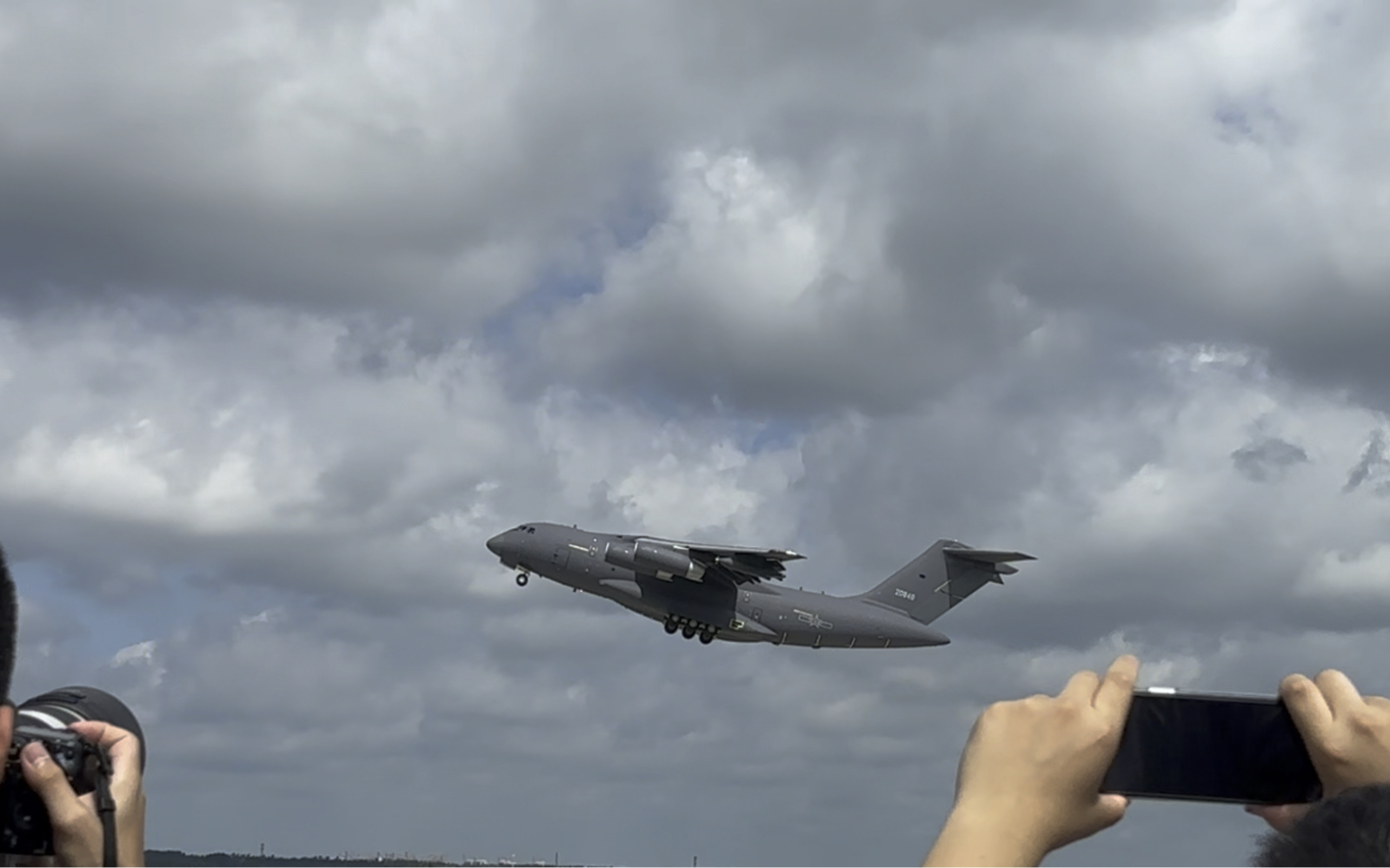 2023年长春航展 运20胖妞起飞