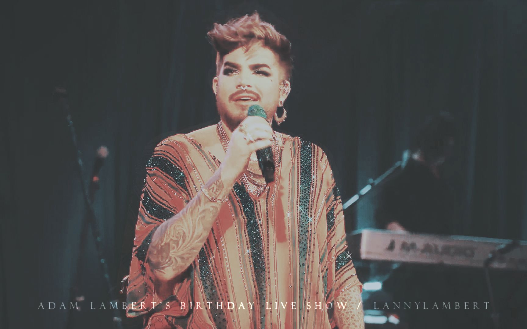 [图]【Adam Lambert】coloring | 210129 当爷两场生日演唱会 Talk + If I Had You