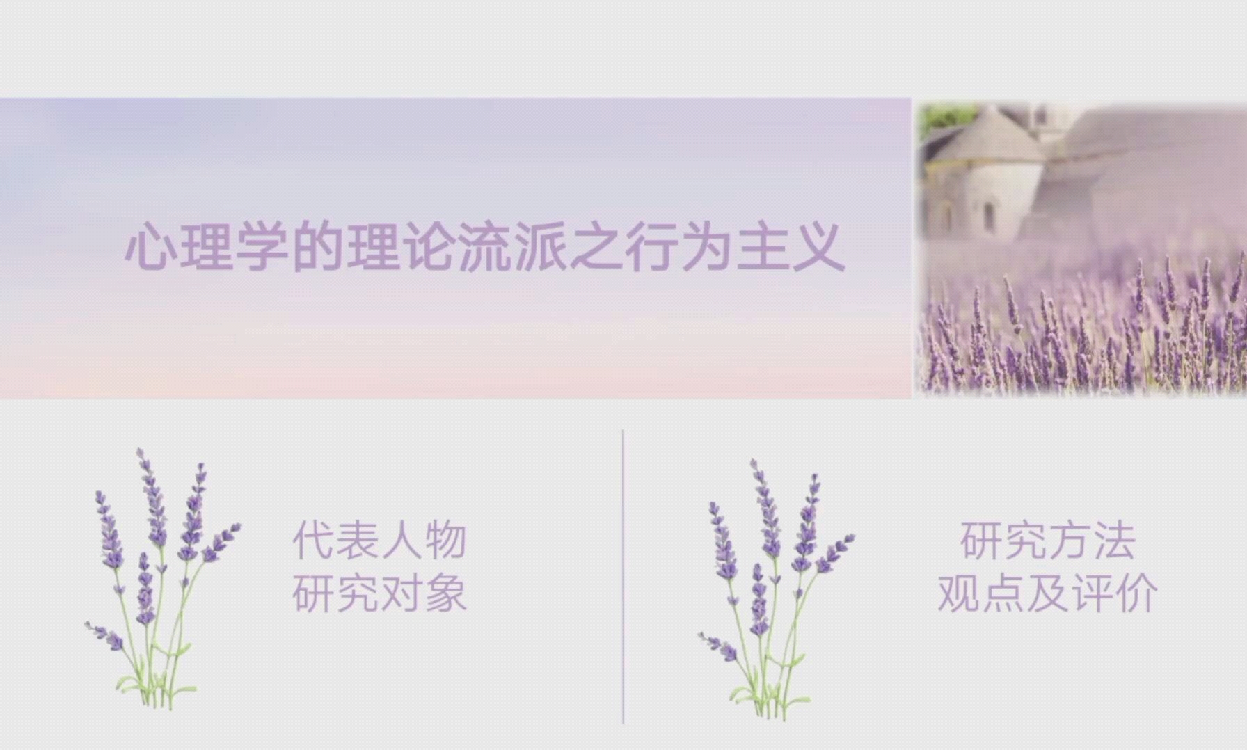 心理学的理论流派之行为主义哔哩哔哩bilibili