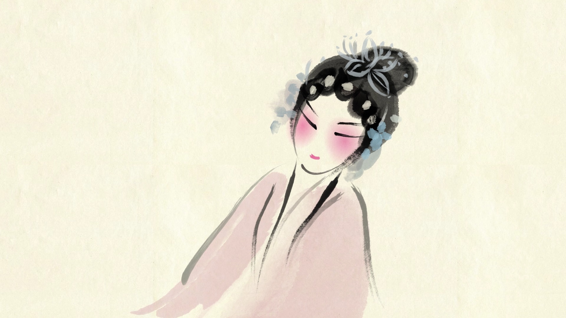 水墨动画片头 游园惊梦