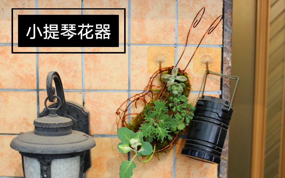 【DIY】小提琴花器.哈哈哈哈哈哈!哔哩哔哩bilibili