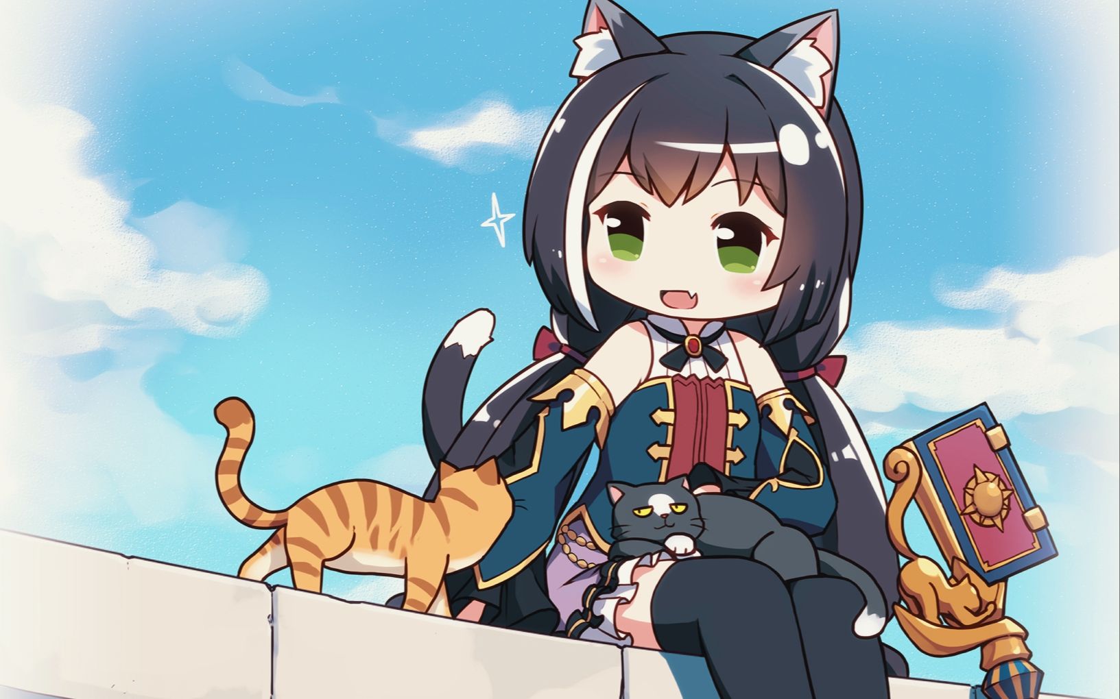 【板绘】q版黑猫凯露(pcr国服开服纪念)