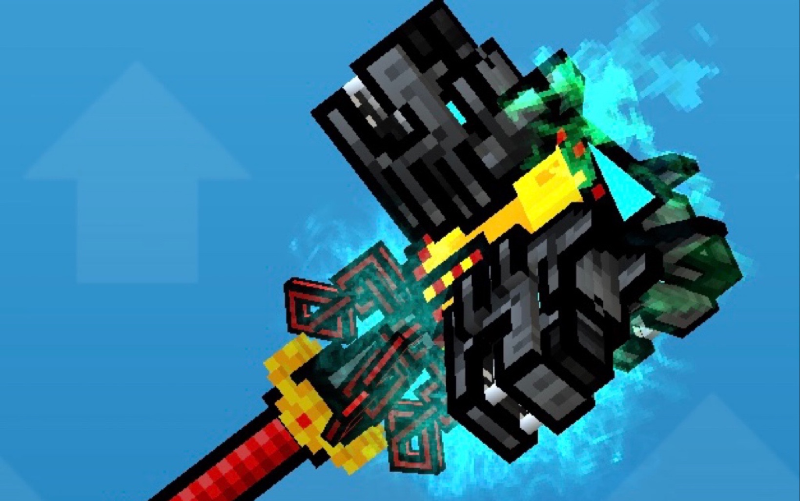 【pixel gun 3d】三重撕咬