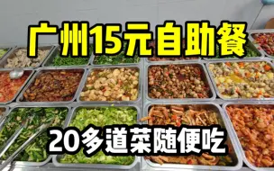 Download Video: 广州闹市超便宜自助餐，15元一位，20多道菜随便吃，吃到扶墙走