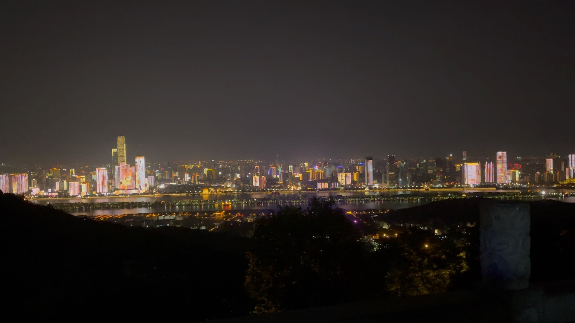 岳麓山夜景图片