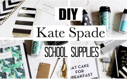 DIY高端品牌文具 自己做KATE SPADE风的文具设计哔哩哔哩bilibili