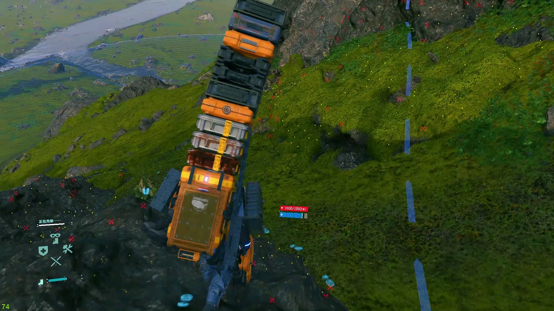 【死亡搁浅】当山姆背上比自己高两倍的货物时会发生什么?