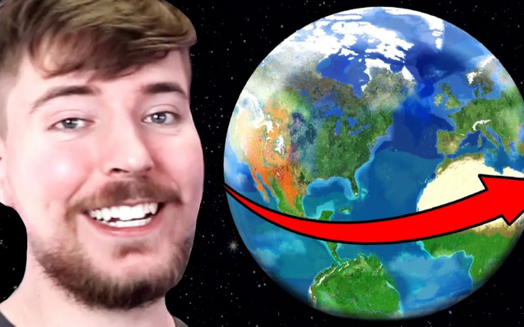 [图]熟肉 誰在Minecraft橫跨地球！獲得300,000新台幣！ Mrbeast