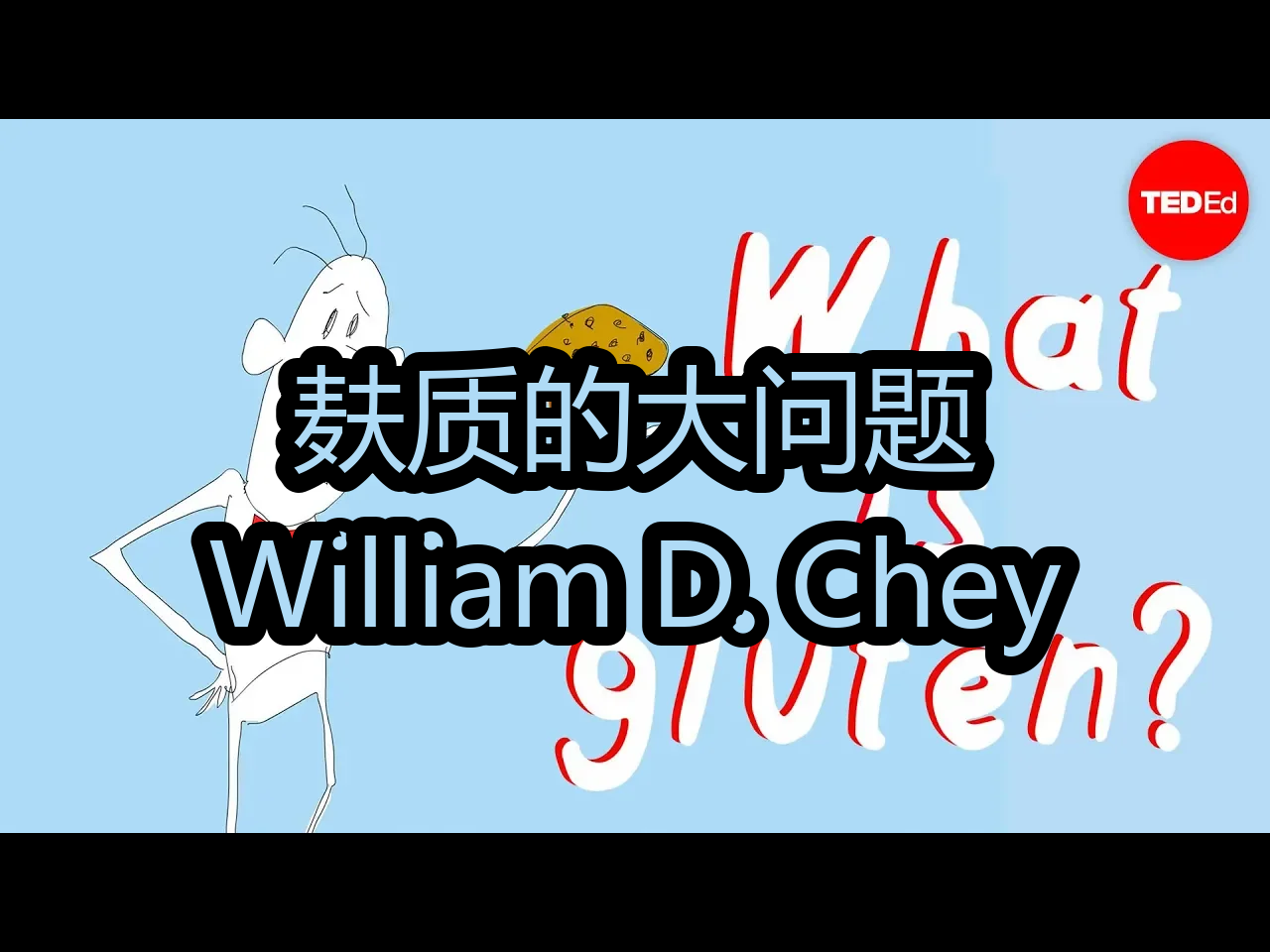 【中配】麸质的大问题:William D. Chey  TEDEd哔哩哔哩bilibili