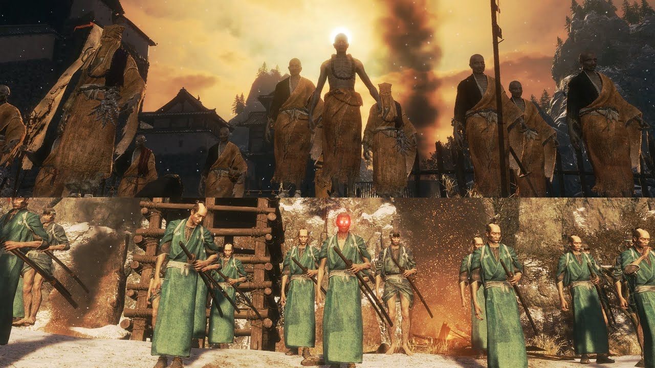 【只狼】苇明众vs仙峰僧人