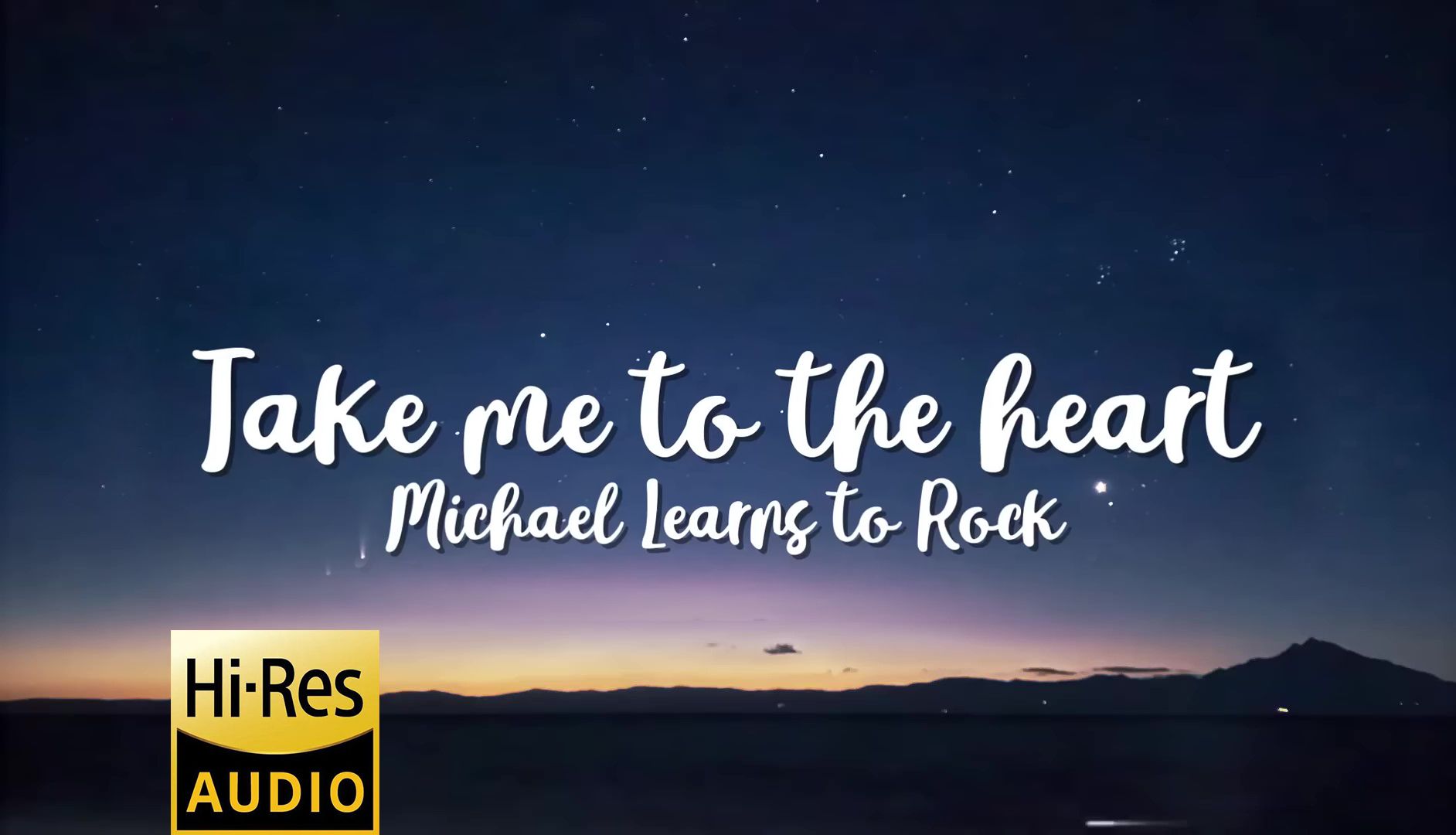 [图][无损]《Take me to your heart》（吻别英文版）Michael Learns To Rock组合的代表作，百听不厌的经典英文摇滚抒情歌曲