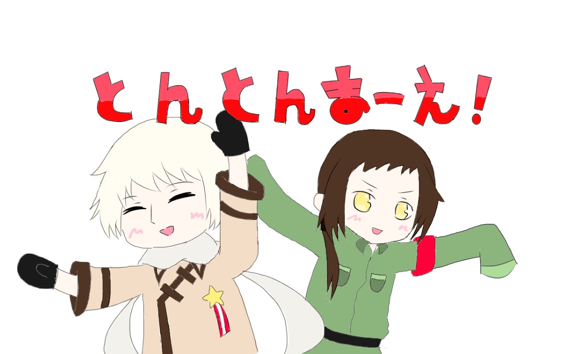 【aph/手书】露中/红色组的咚咚向前!