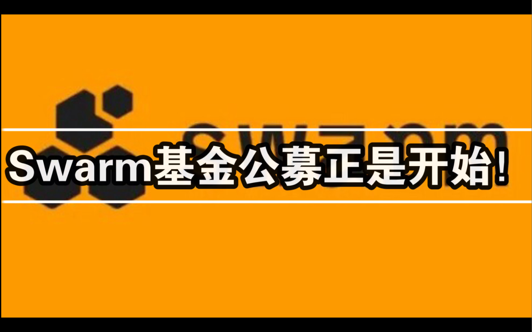 Swarm基金会正式宣布,BZZ公共代币销售(也就是公募)计划于2021年6月14日正式开启哔哩哔哩bilibili