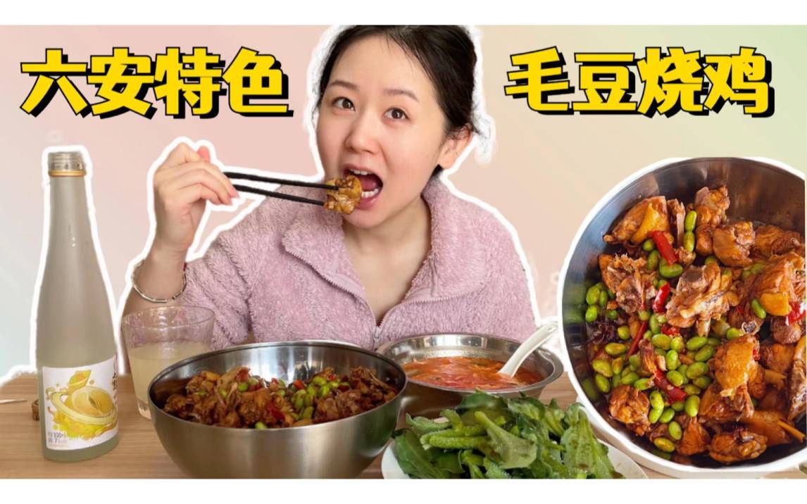 完美复刻安徽六安特色美食——【毛豆烧鸡】& 家乡的味道我知道哔哩哔哩bilibili